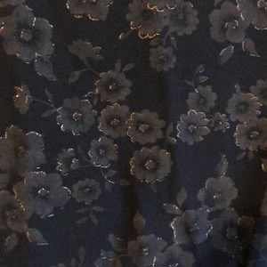 Navy blue dress with flowers size8